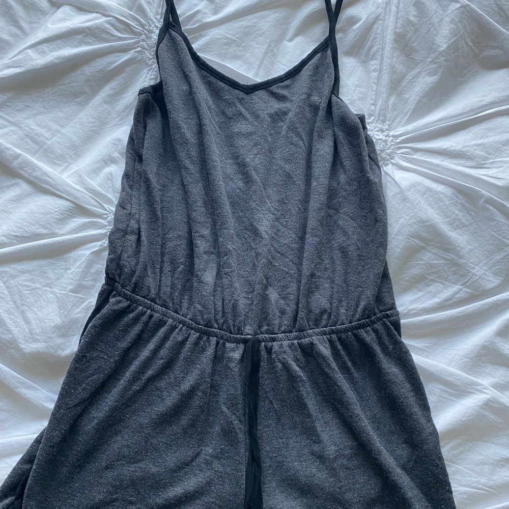 Gray romper